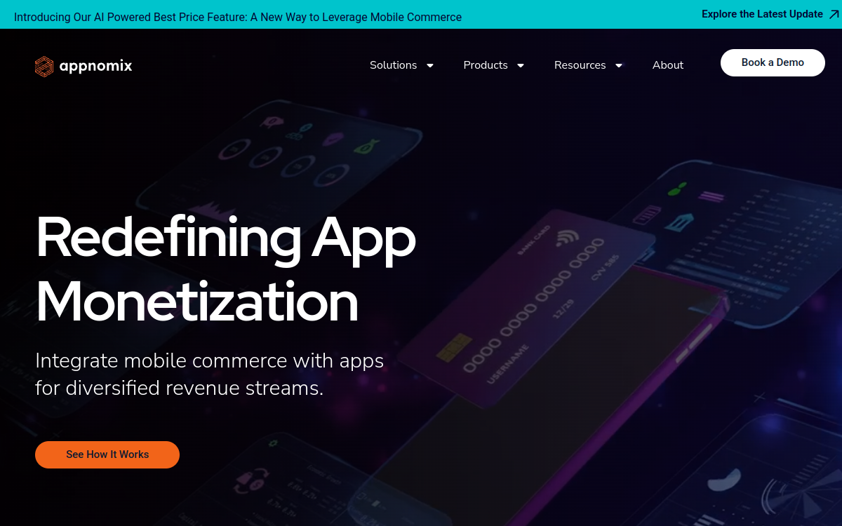 Appnomix homepage