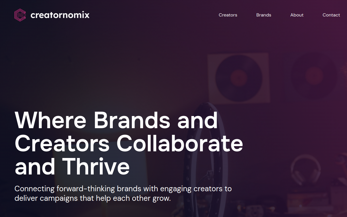 Creatornomix homepage