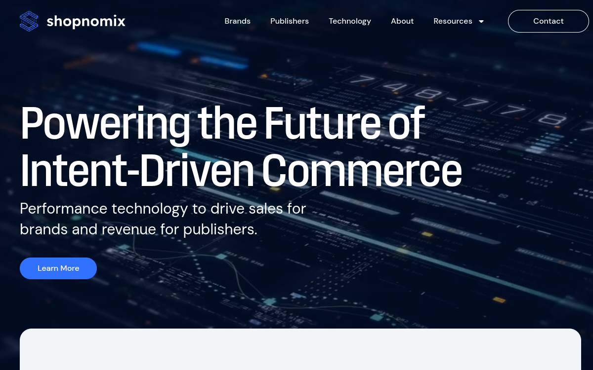 Shopnomix homepage